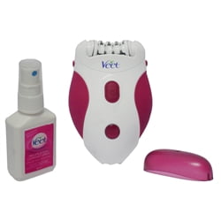 New Veet Touchably Smooth Corded Epilator Kit w/ Comfort Spray For All-Over