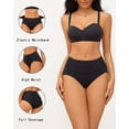 thumbnail image 2 of FINETOO Tummy Control Underwear Shapewear for Women Seamless High Waisted Panties Plus Size Control Briefs S-3XL, 2 of 6