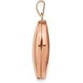 thumbnail image 2 of 14k Rose Gold Polished 21mm Oval Locket - 28mm, 2 of 7