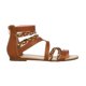 thumbnail image 2 of Sandalias Con Cierre Detalle Trenzado Casuales Mujer Tan cafe 23 Tropicana 005D1C, 2 of 7