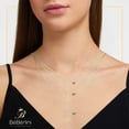 thumbnail image 6 of BEBERLINI Women Starfish Pendant Necklace Set 14K Gold Filled Box Chain CZ Charm Jewelry 20", 6 of 7