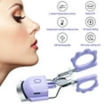 thumbnail image 3 of Pinkiou Heated Eyelash Curler Clamp USB Portable Electric Eyelash Curler 24 Hours Long Lasting with Sensing Heating Silicone Pad (purple) eyelash tools, 3 of 9