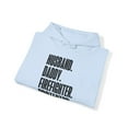 thumbnail image 4 of Firefighter Dad Fathers Day Birthday Ideas Hoodie Gifts Hooded Sweatshirt, 4 of 4