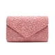 thumbnail image 1 of Jumpingount Bolso de mano tipo sobre para mujer, bolso de mano de encaje para boda, bolso cruzado, bolsillo para fiesta DIY, bolsa portátil informal, Bolsas de mensajero y de hombro Rosado Jumpingount AP012777-04, 1 of 6