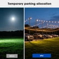 thumbnail image 3 of Yeshom 10 Ft String Light Pole Outdoor Metal Pole Aluminum with Side Hooks Patio Backyard Party 4 Pack, 3 of 8