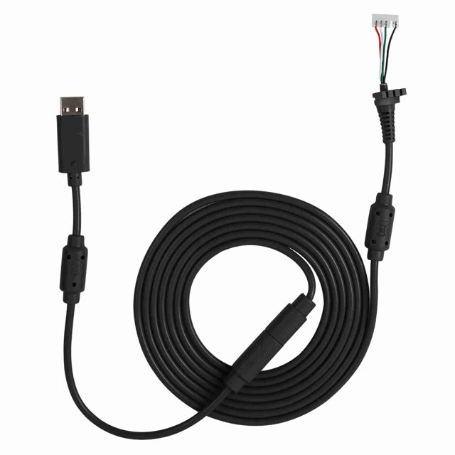 Cable de repuesto USB de 4 pines para mando de Xbox 360 (negro)