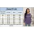 thumbnail image 3 of JuneFish Womens Casual Loose T Shirts Long Sleeve Blouses Tunic Tops with Pockets, 3 of 4