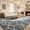 Gray & White, variant on ZRSDIXKI 8ft x 10ft Area Rug, Soft Fluffy Area Rugs for Living Room Rug Bedroom Rug Geometric Carpet, Gray and Black