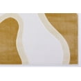 thumbnail image 4 of Ladole Rugs Abstract Soft Durable Polypropylene Indoor Area Rug Carpet in Peach- Cream, 5x8 (5'3" x 7'6", 160cm x 230cm), 4 of 6