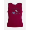 thumbnail image 6 of Peanuts Women's and Women's Plus Size Snoopy Ghost Stories Sleep Tank Top, Sizes XS-2X, 6 of 6