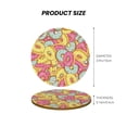 thumbnail image 5 of Xecao Donut and Blue for MDF Cork Coaster 4 Pcs,Drink Coasters,Suit for House Warming Gifts New Home ,Coffee Table Decor-Round Shape, 5 of 7