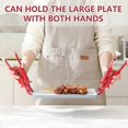 thumbnail image 4 of 2-in-1 Multi-Purpose Anti-Scalding Hot Bowl Dish Plate Gripper Clips Tongs Clamp Holder for Microwave Cooking Oven, 4 of 5