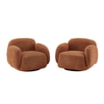 thumbnail image 2 of Jarisa 35"W Assembled Swivel Barrel Chair, 2 of 5