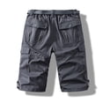 thumbnail image 3 of Men's Summer Casual Pocket Straight Leg Solid Color Shorts Ideal for Beaches, with Different Sizes and Lengths, 3 of 3