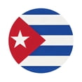 thumbnail image 4 of Cuban Flag Leather Drinks Coasters Suitable for Various Cups Set of 6 Round Shape, 4 of 6