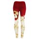 thumbnail image 2 of Gibobby Pantalones deportivos mujer Leggings con estampado navideño para mujer Pantalones de bota casuales ajustados sexy(Amarillo,CH), 2 of 5