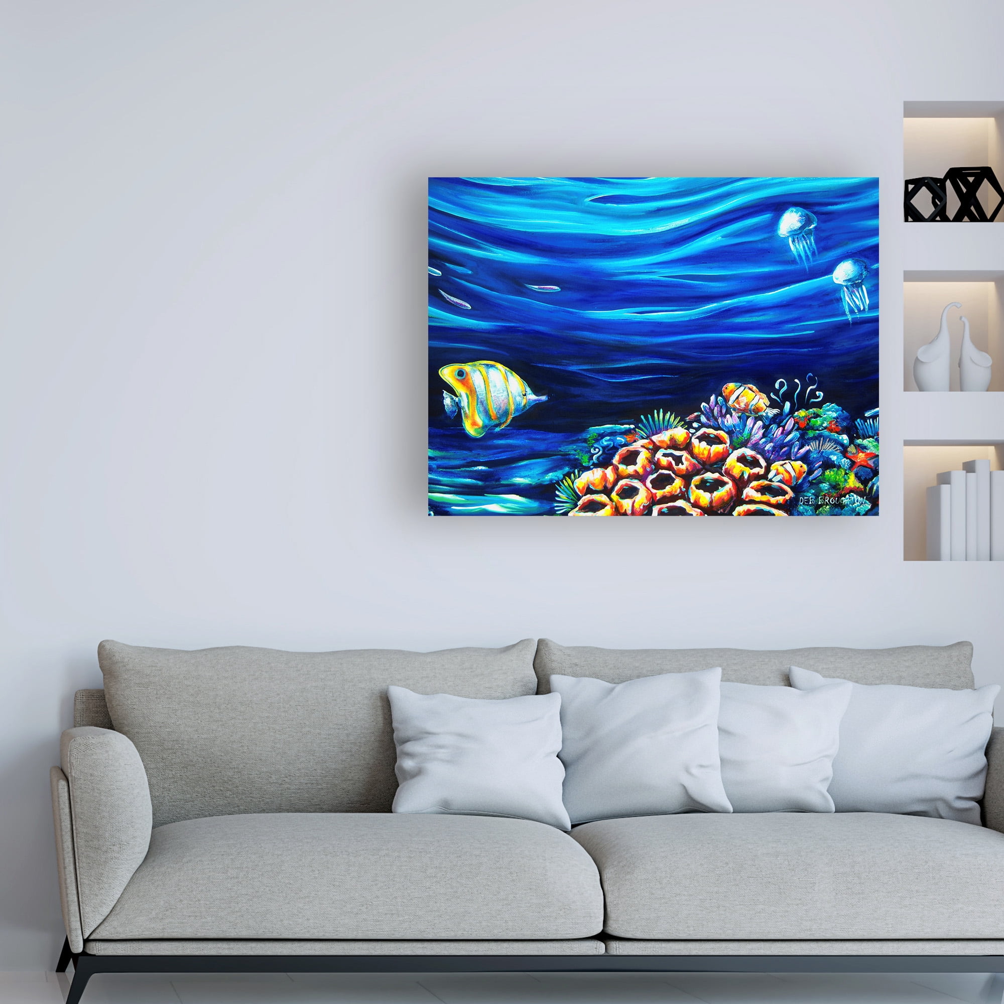 Trademark Fine Art 'Reef Coral' Canvas Art by Deborah Broughton