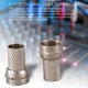 thumbnail image 3 of 20Pzs Macho Conector de Cable Coaxial Torcido Tipo F RG6 CCTV, 3 of 5