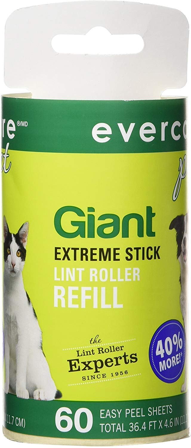 Evercare Giant PET Hair Roller REFILL 6 Pack 