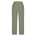 thumbnail image 6 of Xuniizn Linen Pants Men Drawstring Elastic Waist Casual Loose Beach Holiday Pants with Pockets Plus Size Breathable Hiking Pants, S-3XL, 6 of 9