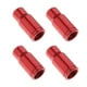 thumbnail image 3 of Paquete de 4 tapones para válvulas Presta de bicicleta, aluminio anodizado, para Presta/Schrader Presta rojo, 3 of 7