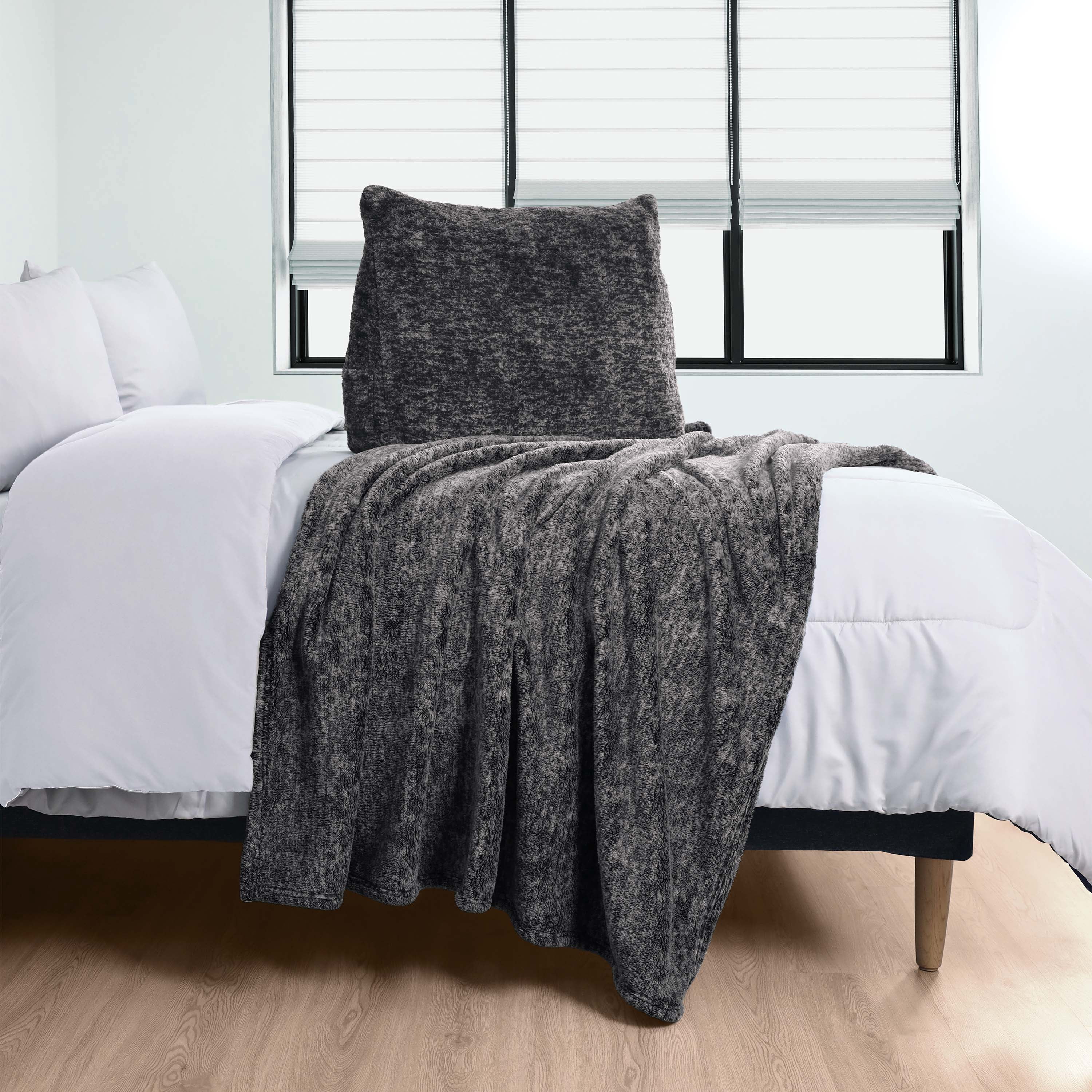 Martex Easy Living Rune Large Gray Decorative Pillow