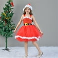 thumbnail image 4 of Mercatoo Girls Christmas Santa Tutu Dresses Dresses, 4 of 6
