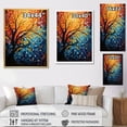 thumbnail image 4 of Designart "Hardedge Art Sublime Tree consistency V" Abstract Floater Framed Canvas Art Print, 4 of 7