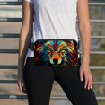 thumbnail image 6 of Wolf Lightweight Adjustable Waist Pack with Extension Strap for Unisex, Fanny Packs, Fanny Bag, 6 of 7