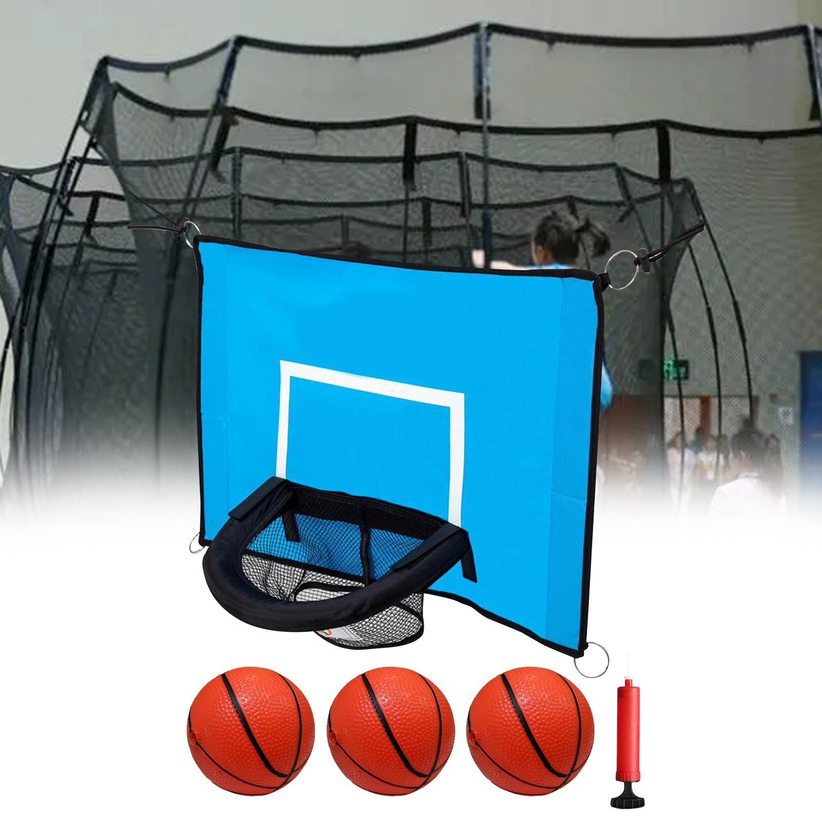 harayaa Basketball Hoop for Trampoline Basketball Training Outside Indoor Outdoor Sports Style B