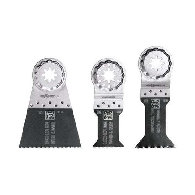 Fein E-Cut Combo Set Saw Blades for Universal Use - Precision, Standard, Universal, StarLockPlus Mount, 3-Pack - 35222952090