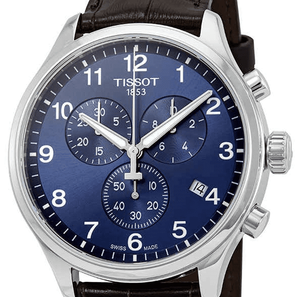 Tissot Men s Chrono XL Blue 45mm Quartz Watch T116.617.16.047.00