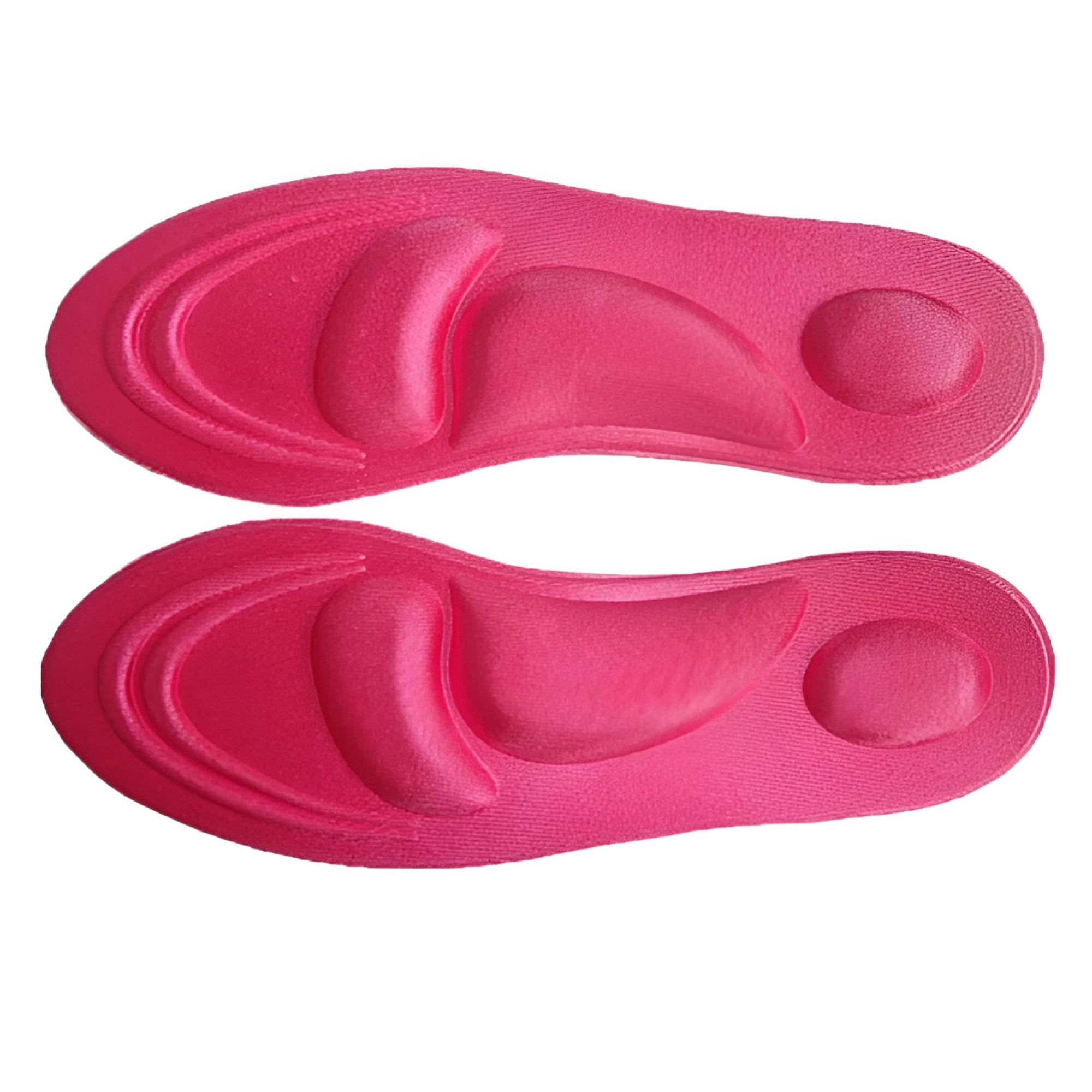 XIRQI Foot Orthotics Plantar Fasciitis Arch Support Insoles-Relieve Foot Back Hip Leg and Knee Pain-Improve (Red for Women)