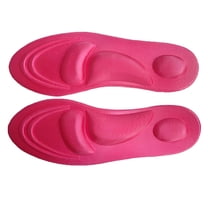 XIRQI Foot Orthotics Plantar Fasciitis Arch Support Insoles-Relieve Foot Back Hip Leg and Knee Pain-Improve (Red for Women)