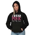 thumbnail image 3 of I Wear Pink For The Cure Warrior Hoodie Sweatshirt Women Brisco Brands S, 3 of 6