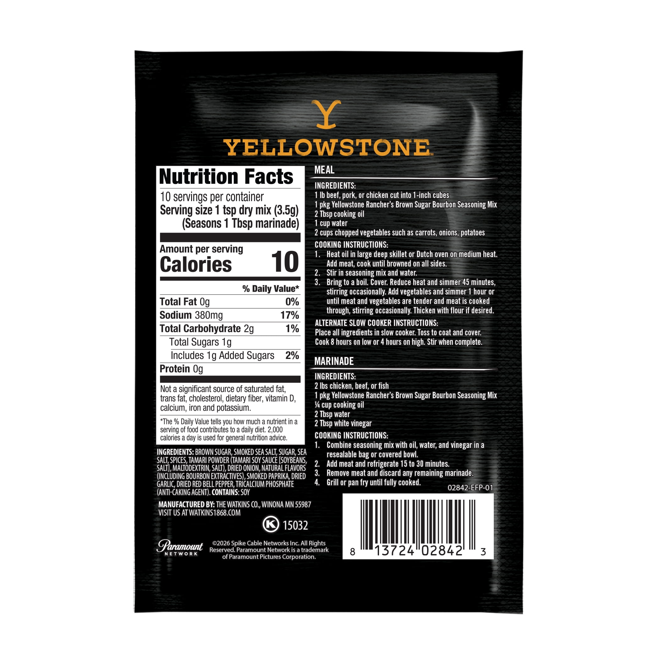 Yellowstone Rancher's Brown Sugar Bourbon Kettle, 1.25 oz