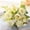 White-WH-clearacne, variant on OEFNTAC Christmas Peony Artificial Bouquet Handheld Wedding Decoration Home Simulated Flowers Fake Centerpiece Holiday Arrangement 11.81x7.09x2.36in