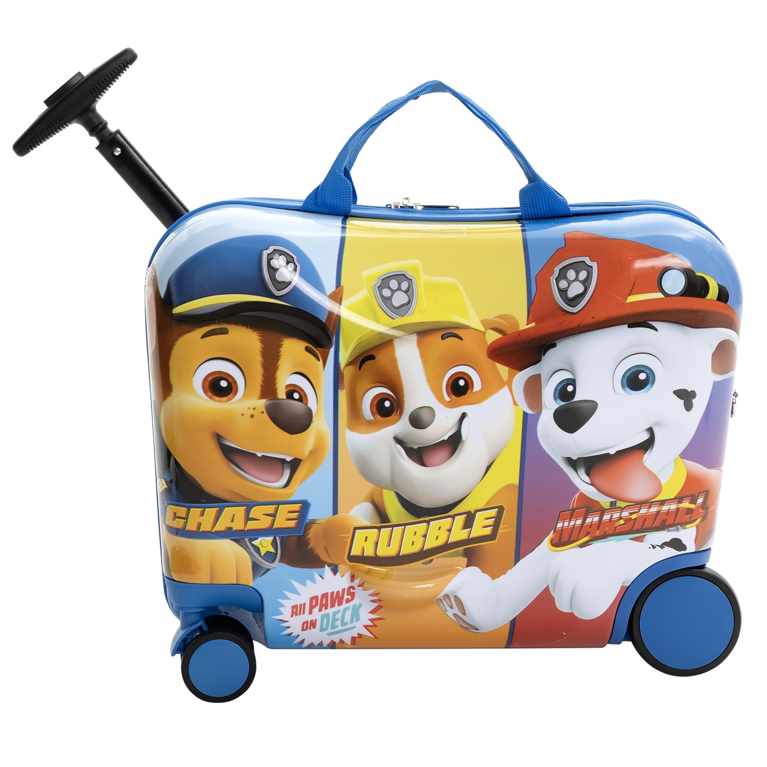 Nickelodeon Paw Patrol Kid's Ride On Luggage - Blue
