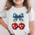 thumbnail image 2 of T-Shirt pour Enfants, Imprimé de la Fête de l'Indépendance à Manches Courtes et Col Rond, Haut Décontracté et Polyvalent pour Garçons et Filles de 3 à 15 Ans, 2 of 6