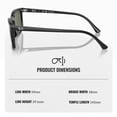 thumbnail image 4 of Ray-Ban RB4435 Rectangle Shaped Non-Polarized Sunglasses for Men & Women - Includes Official RAYBAN Eyewear Kit - Ideal Formal & Casual Wear Sunglasses - Blue Lens, 4 of 7