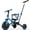 Blue, variant on Besrey Toddler Tricycle for Ages 1-3 Years,Kids Trike with Push Handle for Boys and Grils,Child Bikes with Backrest and Safety Belt,Pink
