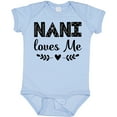 thumbnail image 3 of Inktastic Nani Loves Me Baby Clothes Girls Baby Bodysuit, 3 of 5