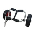 thumbnail image 4 of Carrier de de kayak, remolque plegable, carrito de carreras, accesorios de barcos de transporte de carros ligeros universales con neumáticos, 4 of 8