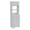 White, variant on FM FURNITURE Auburn Engineered Wood Microwave Pantry Cabinet in Smokey Oak/White