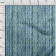 thumbnail image 2 of oneOone Cotton Jersey Grayish Blue Fabric Stripe Geometric Fabric For Sewing Printed Craft Fabric By The Yard 58 Inch Wide, 2 of 4