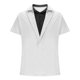 thumbnail image 3 of Blusa y camisa de manga corta con cuello vuelto para hombre, camiseta informal de moda de color liso con solapa, camiseta de manga corta con cuello redondo, blusa para hombre, 3 of 7