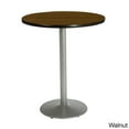 thumbnail image 3 of KFI Studios Mode 2.5' Round Bistro Table, Natural, Silver Base, 3 of 5