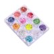 thumbnail image 1 of Mezclados De Alto Brillo Reflectante Láser Brillo Lentejuelas Uñas Arte Pigmento Decoración Manicura Para Belleza Hecha A Mano Casera 12 Colores Kearding CE002903-00, 1 of 7