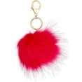thumbnail image 2 of Macy’s Gold-Tone Faux Fur Ball Key Ring, 2 of 6