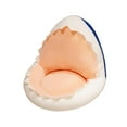 thumbnail image 4 of Almohadillas para silla de almohada de felpa Macarena Tiburón azul Cojín del asiento, 4 of 8